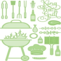 Kreativni izrazi zanatske zanate Sue Wilson-Necesies-King of Grill .31 do 2