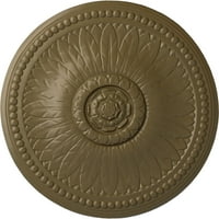 Stropni medaljon od 1 do 8 do 3 4, ručno oslikan na starinskom bakru