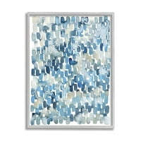 Obalna pločica Grace Popp apstraktni dječji plavi bež oblici uokvirene slike umjetnički otisci