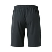Muške sportske kratke hlače, muške lanene casual klasične kratke hlače s elastičnim strukom, ljetne lagane kratke