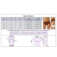 Donje rublje za kontrolu trbuha za žene pamučne ravne hlače prozračne srednjeg struka jednobojne bešavne ženske