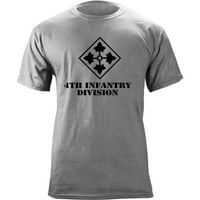Majica s prikazom pokorenog veterana 4. pješačke divizije američke vojske