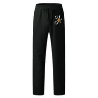 Leey -svijet muških hlača Muške hlače Zip joggers - casual teretane za vježbanje hlača udobne vitke fit konusne