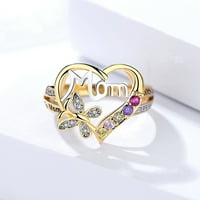 Pokloni za Valentinovo leptir prsten za mamu zaručnički prsten, Valentinovo