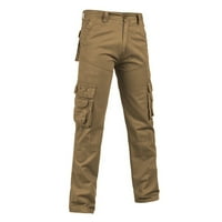 Aherbiu Juniors teretne hlače s niskim strukom s ravnim nogama s više džepova plus veličine muški taktičke hlače