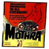 Najbolji plakati Mothra filmski plakat 11Inx17in Mini plakat plakat Kategorija boja: Multi, bezbroj, Ages: Odrasli,