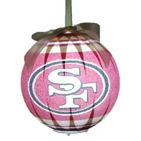 San Francisco 49ers LED OFFION BULD ORNAMENT - Nema veličine