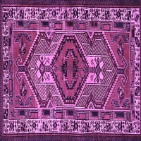 Tradicionalni tepisi u perzijskoj ljubičastoj boji, kvadrat 4 inča