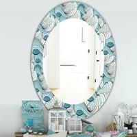 Dizajnerska umjetnost Inspiracija velikog vala tradicionalno ogledalo-ovalno ili okruglo zidno ogledalo