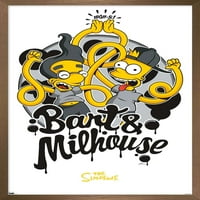 Simpsons - BART & MILHOUSE ZIDSKI PLAST, 14.725 22.375