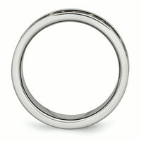 Križni prsten od nehrđajućeg čelika s smeđim premazom