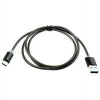 Kućni punjač snage 6,8 Ampera 34 W s metalnim USB kabl Type-C duljine 3 m A9A za Motorola One Zoom, Revvlry Plus,