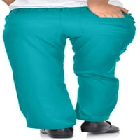 Mini hlače s ravnim nogavicama s 4 strane, elastični pojas s četiri džepa s džepovima za teret