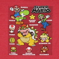 Grafički uzorak Super Mario Boys Mario Luigi grafička majica