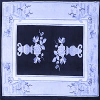 Tvrtka A. T. strojno pere podne prostirke u orijentalnom stilu u azijskom stilu, kvadrat 4'