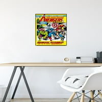 Comics Comics-Avengers zidni poster s gumbima, 14.725 22.375