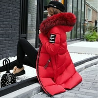 Zimski kaputi za žene Žene čvrste ležerne debljine zime Slim Down Down Lammy jakne kaput
