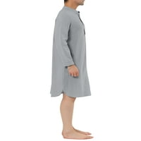 Jedinstveni prijedlozi Muška spavaćica s prugastim ovratnikom, košulja za spavanje, spavaćica