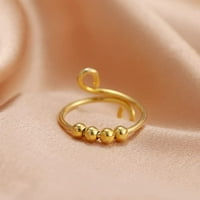 Prstenovi za anksioznost spiralni pojedinačni podesivi prstenovi prsten za žene spiralni prstenovi za prste
