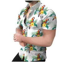 Muške majice na rasprodaji, muška havajska košulja na plaži, ljetna boho Majica, Muške majice na rasprodaji, bijela