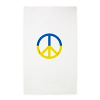 CafePress - Peace For Ukrajina Lover I Stand Wit - Dekorativni podloga za zone za odmor veličine 3x5 cm, Tkanina
