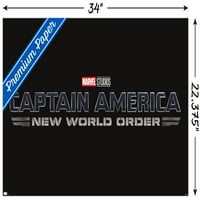 Kapetan Amerika: novi svjetski poredak - Zidni plakat s logotipom, 22.375 34