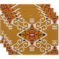 Jednostavno Daisy 18 14 Jodhpur medaljon Geometric Print placemat
