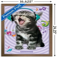 Keith Kimberlin - plakat na zidu s pjevačkim mačićem, 14.725 22.375