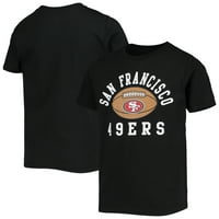 Mlada crna nogometna majica San Francisco 49ers