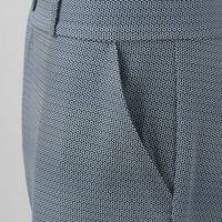 Hlače za muškarce muške poslovne odijelo hlače lonac gumb za ispis velike veličine osvježavajuće udobne ležerne