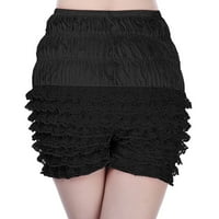 Baycosin kratke hlače za žene Lolita Style STUPNE čipkaste gamaše Multi slojeve hlače za cvjetanje čipke čipke
