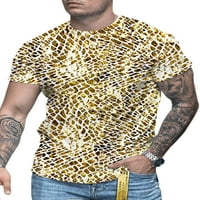 Muška vrećasta bluza s okruglim vratom, pulover za mišiće, sportske majice za fitness kratkih rukava