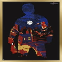 Spider-Man: nema puta kući - silueta 24.25 35.75 uokvireni Poster