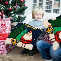 Božićni ukrasi zazor, Djed Mraz Claus Linen božićni jastučnicu kauč jastuka za automobil pokrivat dekor kuće,