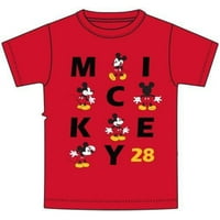 Big Mickey ime crvene dječake majice