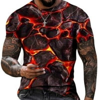 ;/ Muški casual modni pulover s okruglim vratom majica s printom majice kratkih rukava rasprodaja