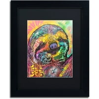 Zaštitni znak likovna umjetnost Sloth Canvas Art by Dean Russo, Black Matte, Crni okvir