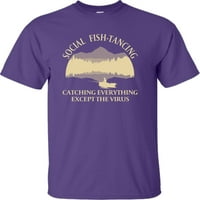 Majica za odrasle koja prikazuje društveni ribolov