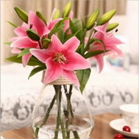 Plastic Flowers for Wedding Bouquet Home Garden Office Party Wedding