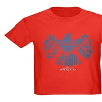 Cafepress - Shield Logo Alient Pisanje djece tamna majica - Dječja majica tamne majice