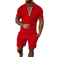 Muško 3D odijelo s kratkim rukavima kratke hlače na plaži tropska havajska sportska kratka kratkih kratkih hlača