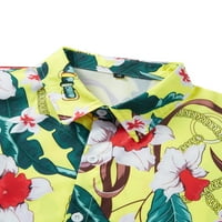 Muške havajske košulje i kratke hlače postavljaju košulje na plaži kratkih rukava odijelo cvijet ljetna zabava