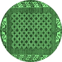 Unutarnji tepisi u jugozapadnom smaragdno zelenom seoskom stilu, promjera 8 inča