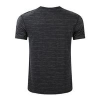 Muškarci majice moda jednostavna ledena svilena vježba za brzo sušenje fitnes fitness tanka o-vrata pulover majica
