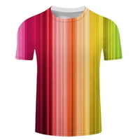 košulje za muškarce Muška ležerna majica s digitalnim printom od 3 do četiri, modna majica s okruglim vratom kratkih