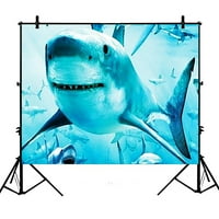 7.5 Stopa morski psi u dubokom oceanu poliesterska pozadina za fotografiranje studijski rekviziti za fotografiranje