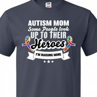 Inktastična svjesnost o autizmu autizam mama s majicom za puzzle vrpce