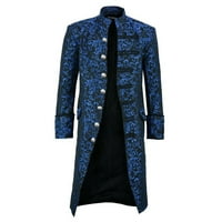 Muška moda na kopčanje Steampunk Vintage frak jakna gotički kaput uniformni kaput