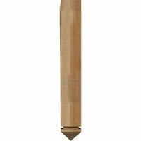 Ekena Millwork 4 W 20 d 20 h Olimpijski obrtnik grubi nosač pile, zapadni crveni cedar