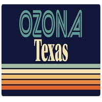 Ozona Texas vinil naljepnica naljepnica retro dizajn